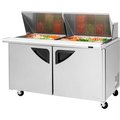 Turbo Air Super Deluxe Series - Mega Top Sandwich/Salad Table 60-1/4"W - 2 Door TST-60SD-24-N